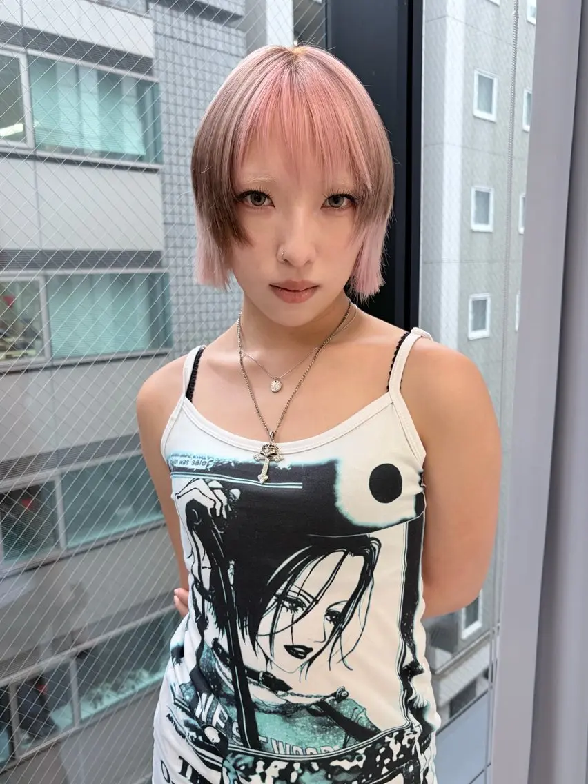 カラー ブリーチ デザインカラー tsuna /高円寺美容室のヘアスタイル