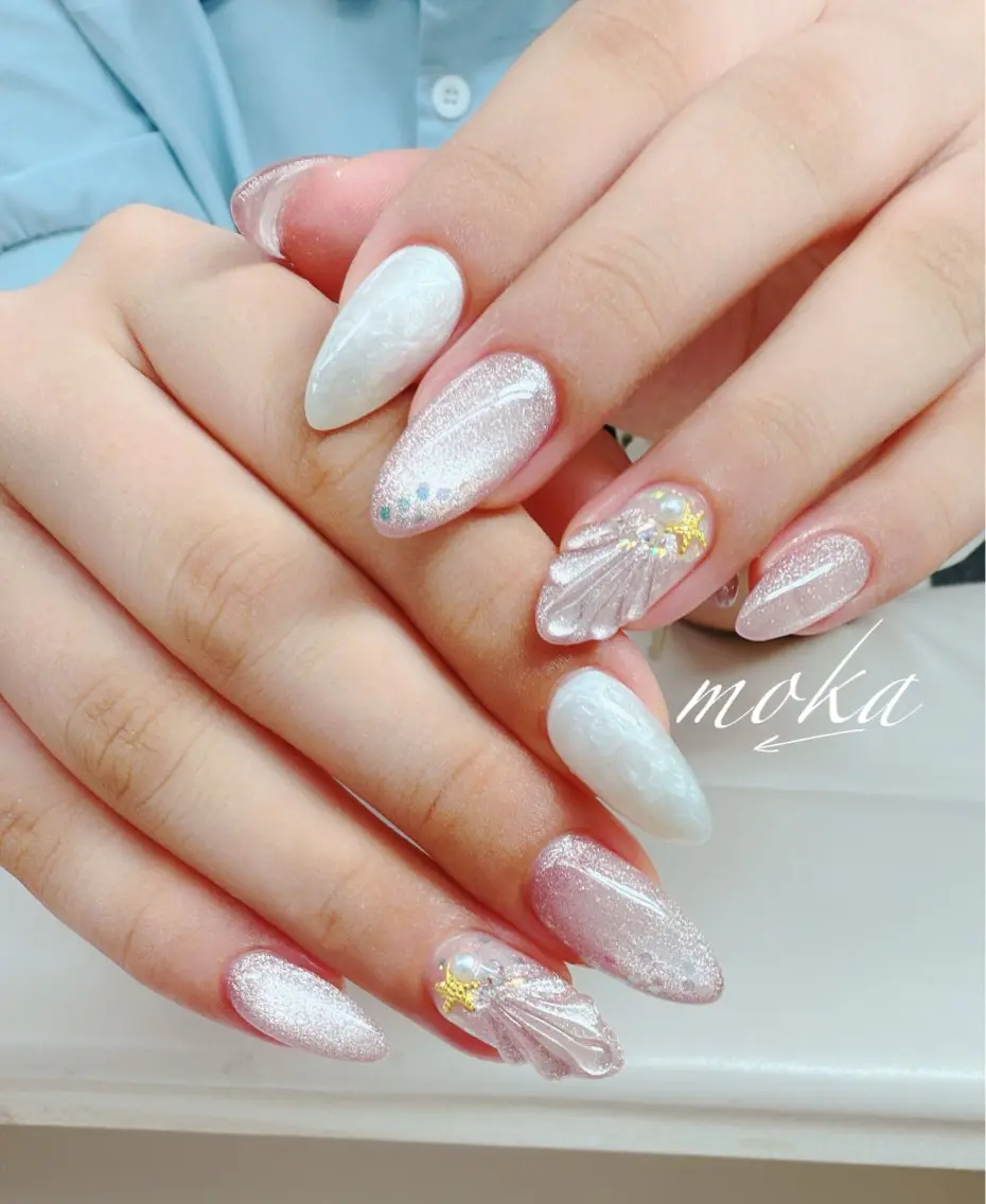 ネイル ハンドネイル ハンドケア 胡蝶蘭レディースサロ ンNailMOKAのネイルデザイン
