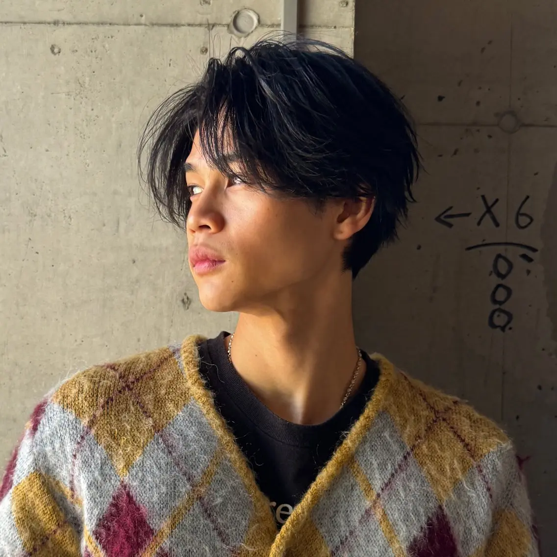 ミディアム パーマ メンズ カット パーマ トリートメント ヘアセット お悩み×垢抜け特化 KAYA/渋谷のヘアスタイル