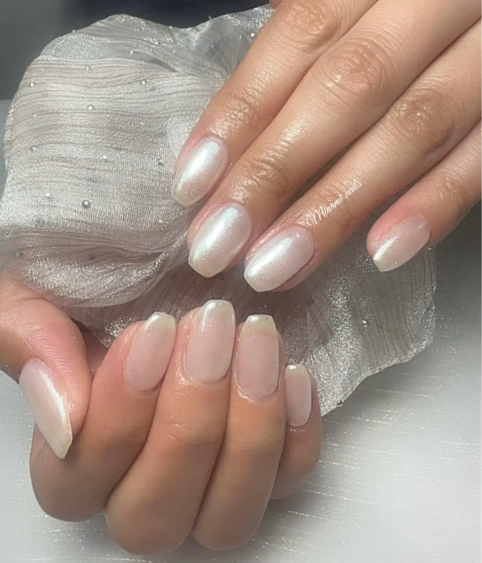 ネイル アートネイル ガーリー キラキラネイル 韓国ネイル マグネットネイル ハンドネイル Minami Nailsのネイルデザイン