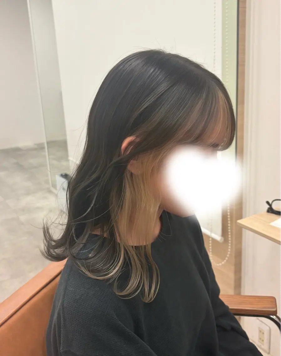 カラー ヘアカラー チョコカラー🤎 韓国風/MIHOのヘアスタイル