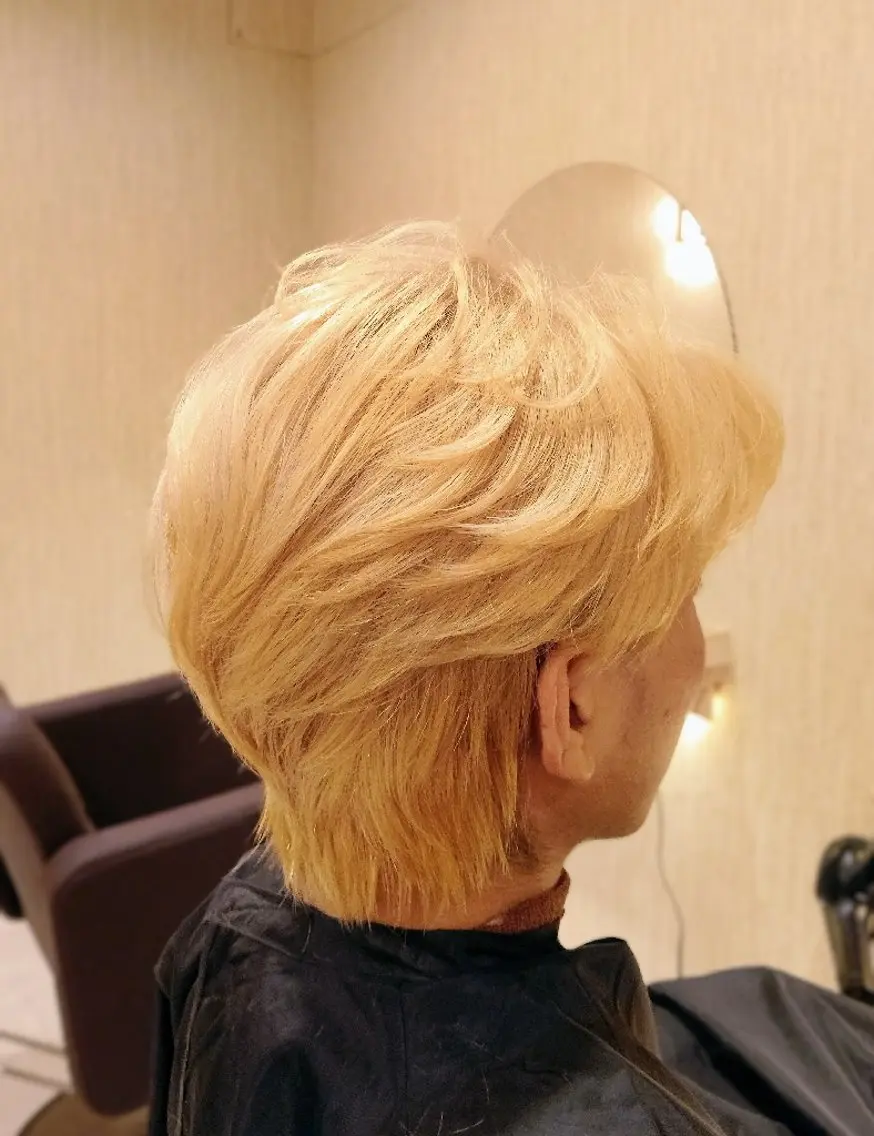 ショート メンズ カット ヘアカラー トリートメント 【渋谷|髪質改善】 美女が沼るヘッドスパのヘアスタイル