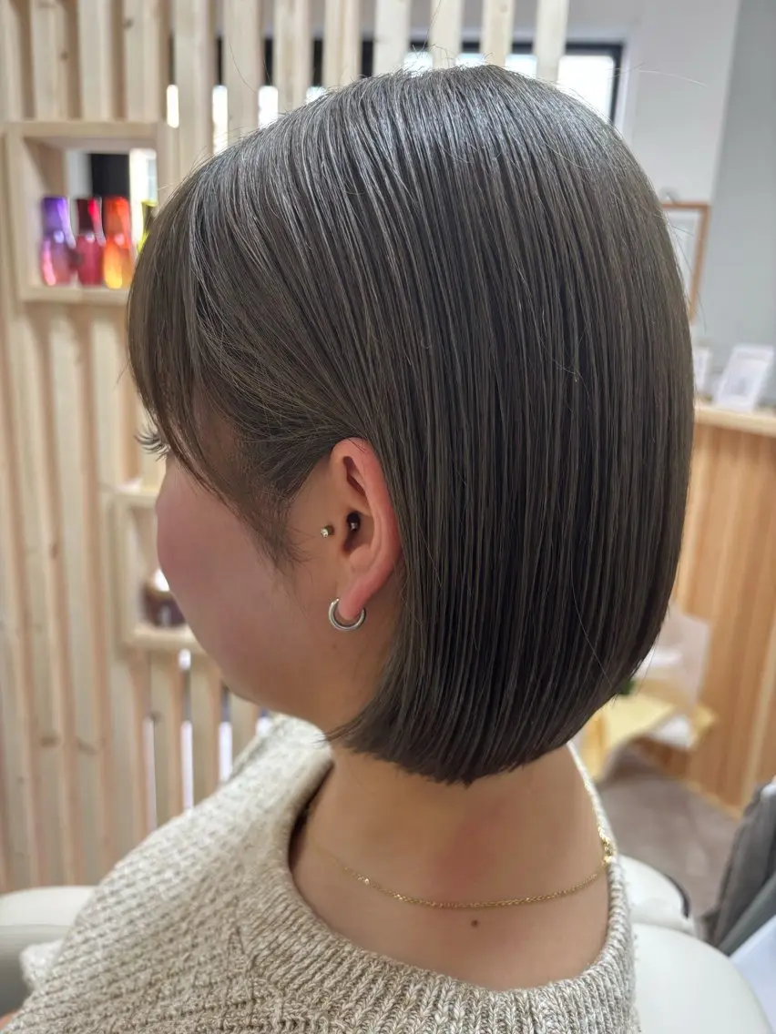 ショート ボブ カット トリートメント akane/大和田 駅/ Garanceのヘアスタイル