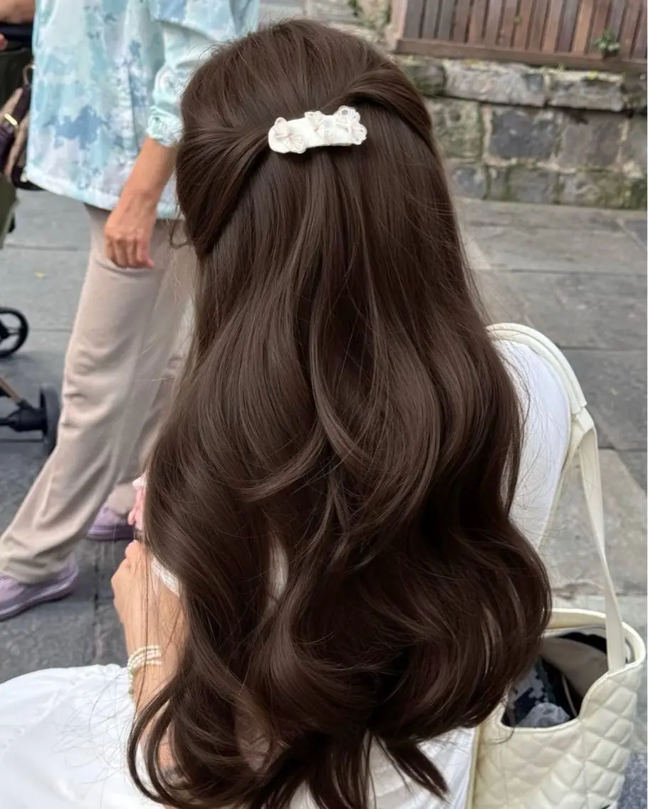 ロング カラー カット ヘアカラー トリートメント ヘアセット 名古屋/髪質改善/ 透明感SHIZUKAのヘアスタイル