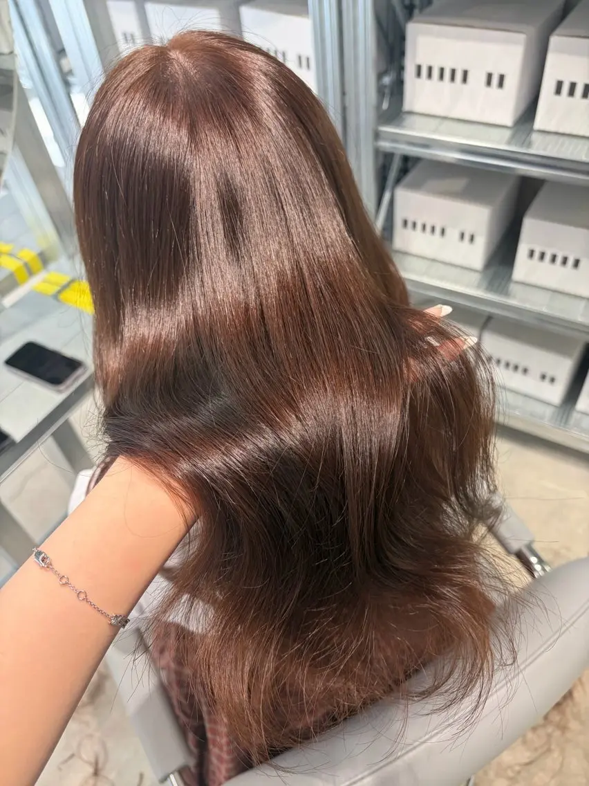 セミロング カラー カット ヘアカラー トリートメント ダブルカラー/レイヤ ーカット 🤍ゆきなのヘアスタイル