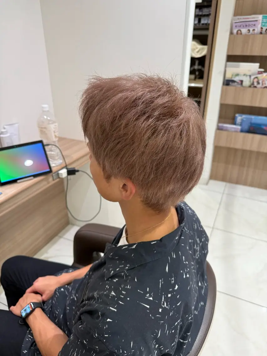 メンズ ヘアカラー 玉村 愛李 【ash 津田沼店】のヘアスタイル