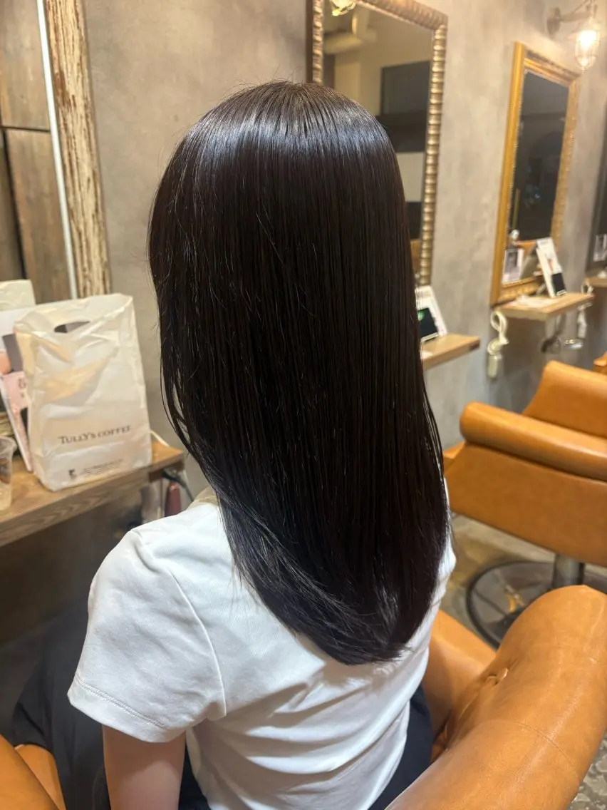 ロング 石井 真帆のヘアスタイル