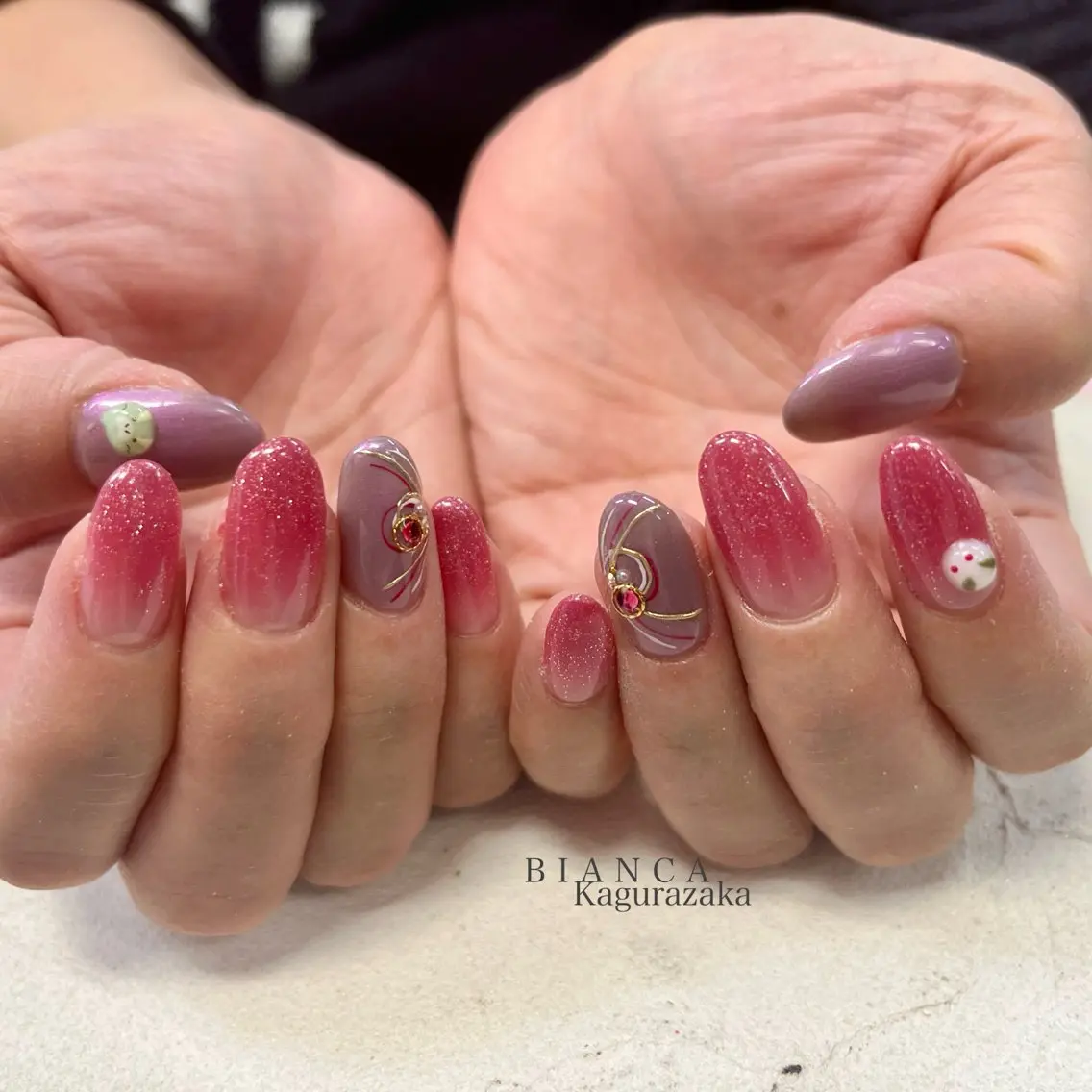 ネイル ハンドネイル ハンドケア BIANCA Ouchidaのネイルデザイン
