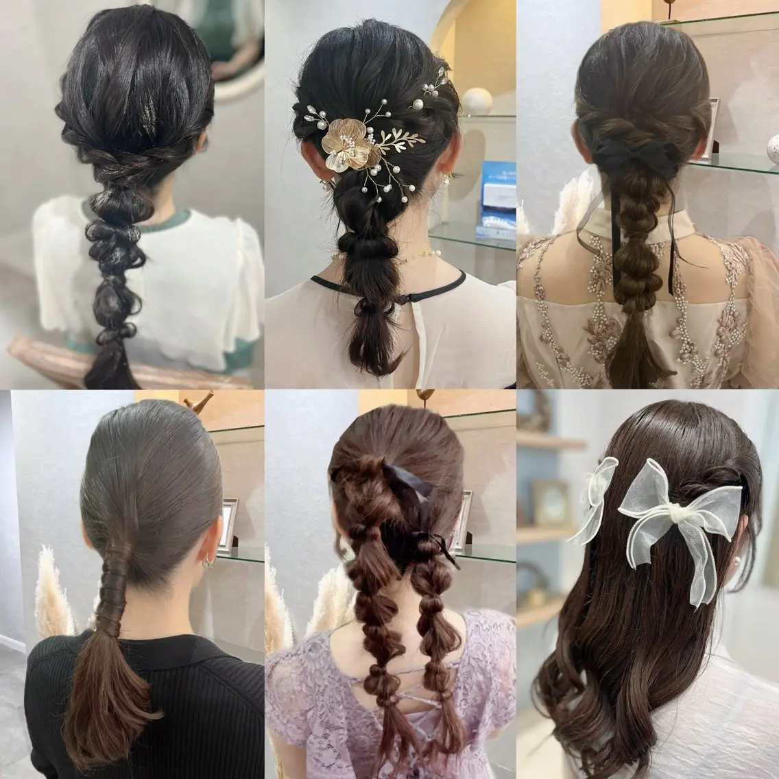 ヘアセット 早朝料金別途 カチモリは別メニューの写真
