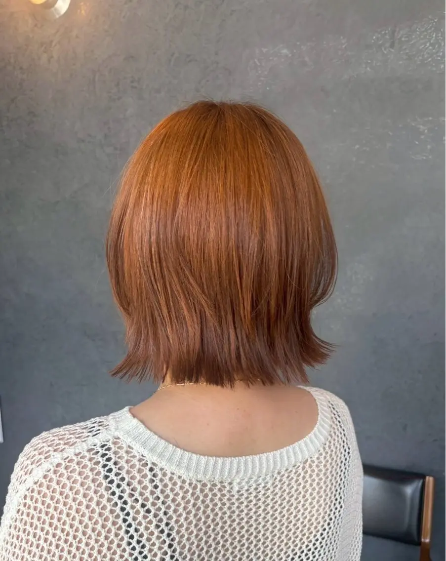 カラー ベージュカラー 透明感カラー オレンジ ヘアカラー Hair Ruup みすずのヘアスタイル
