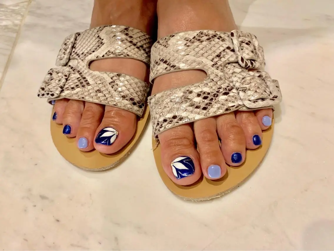 👣フット 定額Bコース《アートデザイン2本》オフ込みの写真