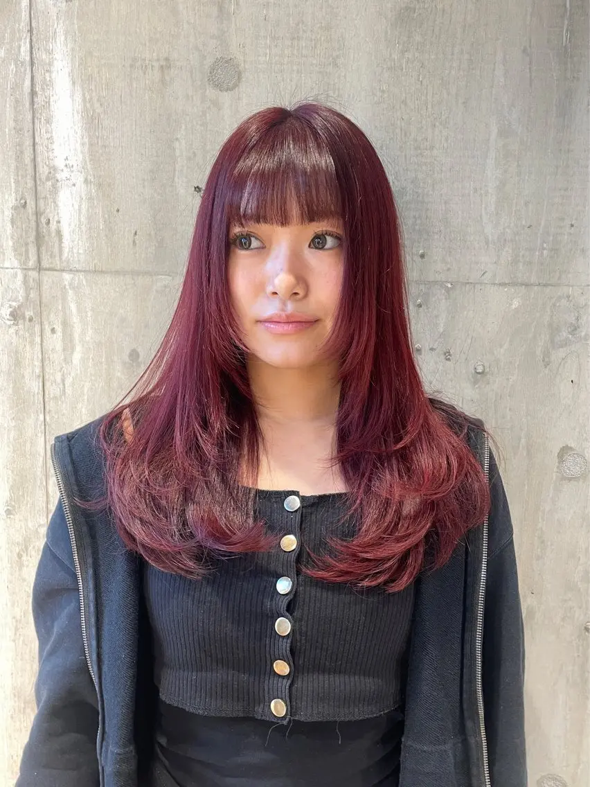 ロング カラー レイヤーカット REINA /nёn/女性限定のヘアスタイル