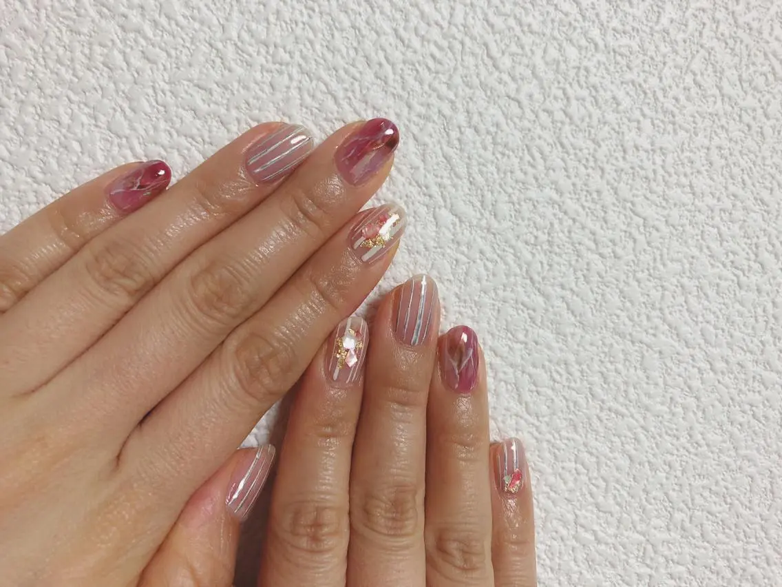 ネイル ニュアンスネイル kiki nail &brow二子玉川のネイルデザイン