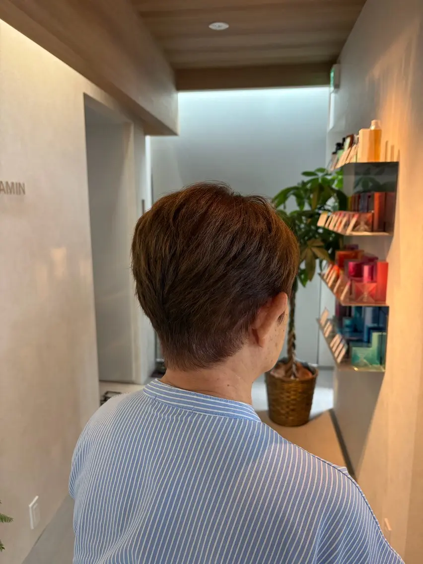 ショート カラー カット ヘアカラー RINO LAMINのヘアスタイル