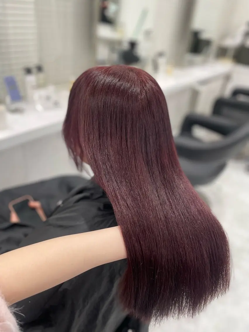 ロング カラー カット ヘアカラー トリートメント 💗トレンドモテヘア Natsumi 💗のヘアスタイル