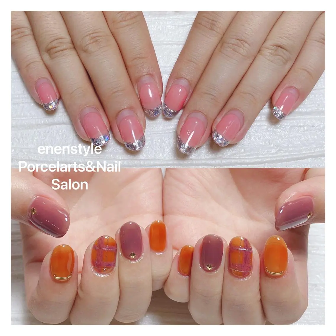 ミディアム ネイル 🐾enen style 🐾のネイルデザイン