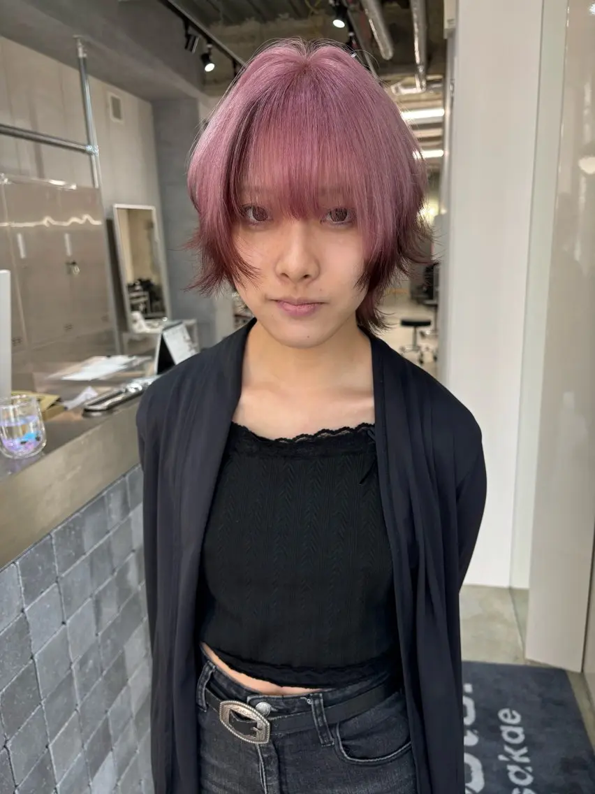 ショート カラー ヘアカラー デザインカラー /rioのヘアスタイル