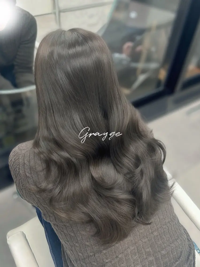 ロング カラー ヘアカラー トリートメント ヘアセット ゆうさ ❥ ボブ ショート 髪質改善のヘアスタイル