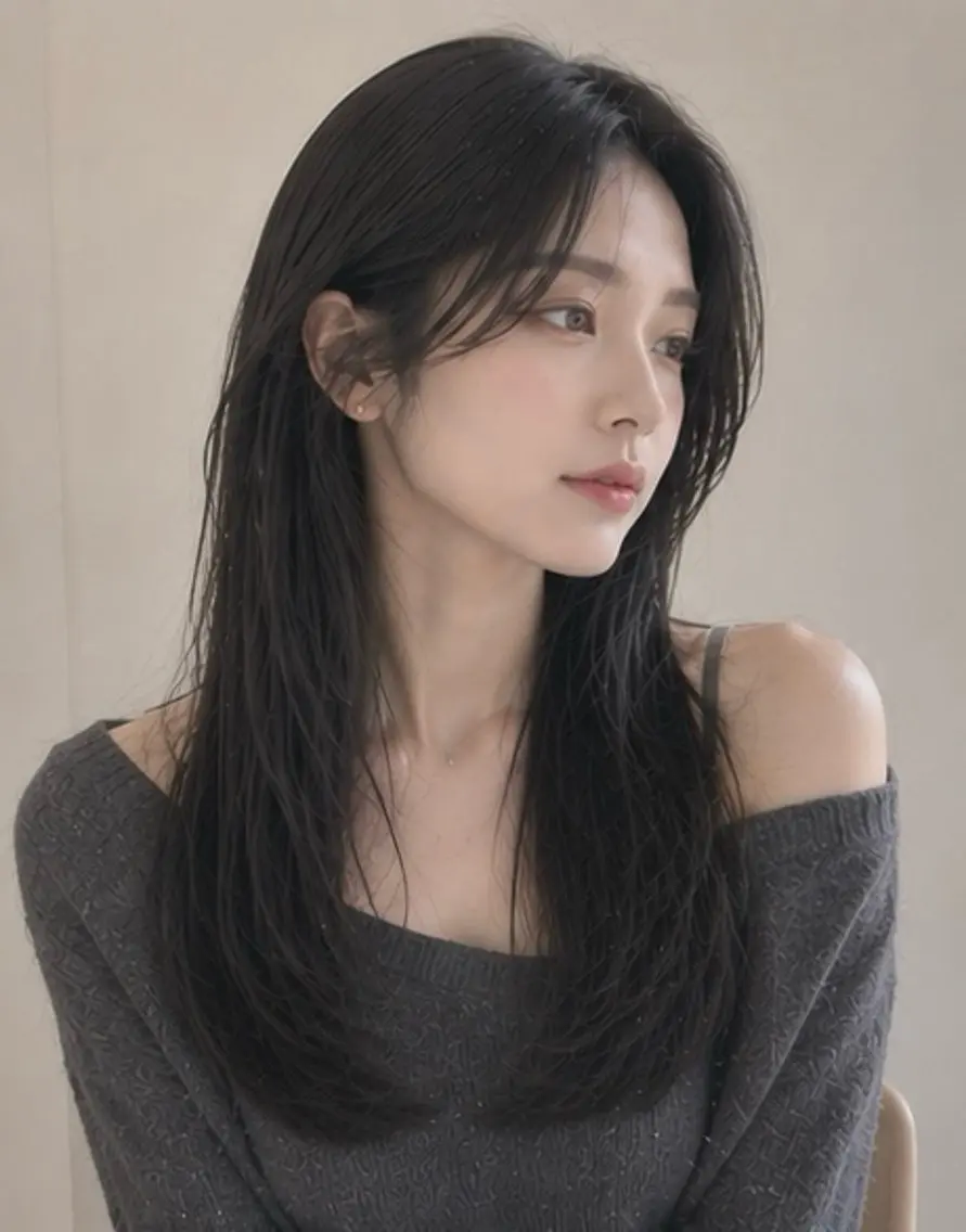 ロング カラー カット ヘアカラー トリートメント Garden 浅草蔵前のヘアスタイル