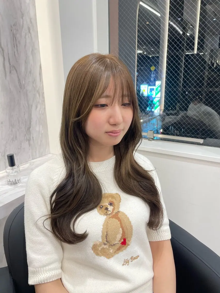 ロング カラー ヘアカラー TheEct Q'n ໒꒱· ﾟななこのヘアスタイル