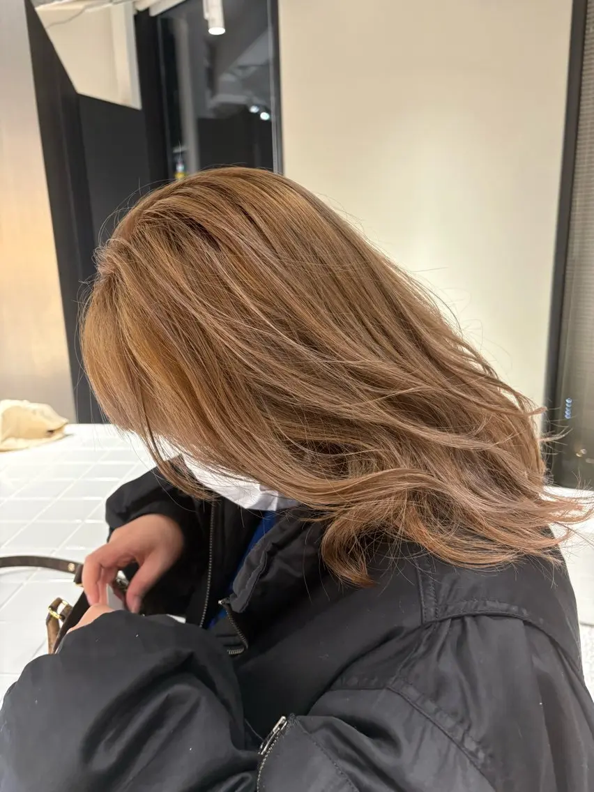 ミディアム カット ヘアカラー トリートメント 大人ｵﾀｸの似合わせ ﾍｱ🌼/choriのヘアスタイル