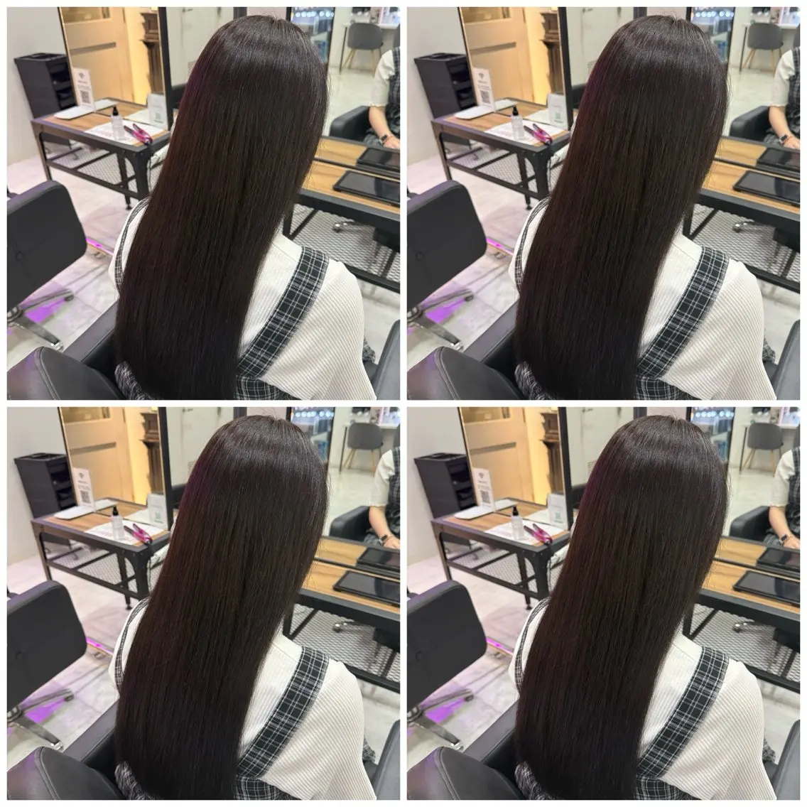 ロング カラー 髪質改善 艶髪矯正 エクステ かいり✂️のヘアスタイル