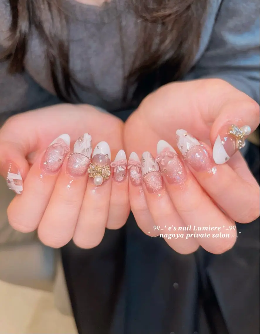 ネイル ハンドネイル ハンドケア e’s nail Lumièreのネイルデザイン