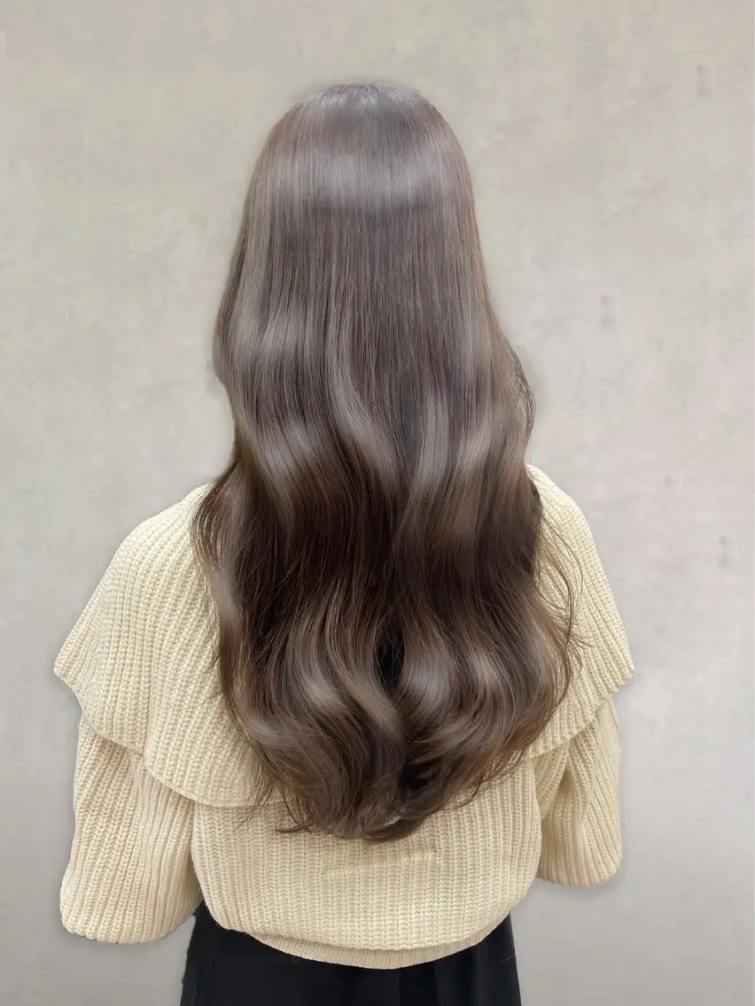 ロング カラー カット ヘアカラー トリートメント 【店長】韓国ヘア/ 美髪ケア 野沢綾馬のヘアスタイル