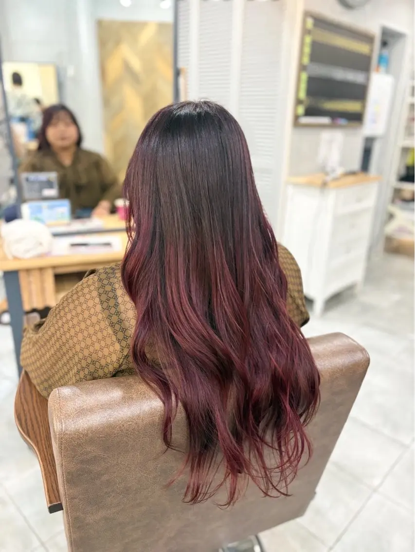 ロング カラー SHIAN立川♪♪ まほのヘアスタイル