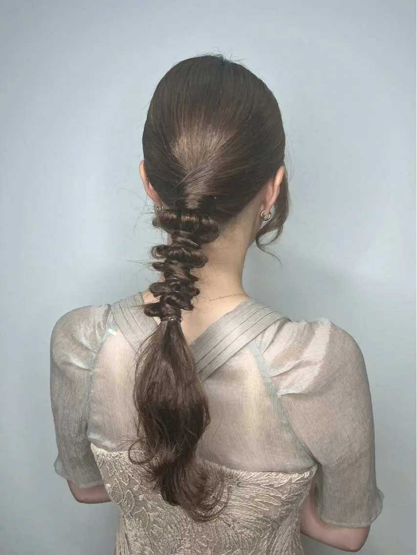 ヘアアレンジ ヘアセット 藤原 史江のヘアスタイル