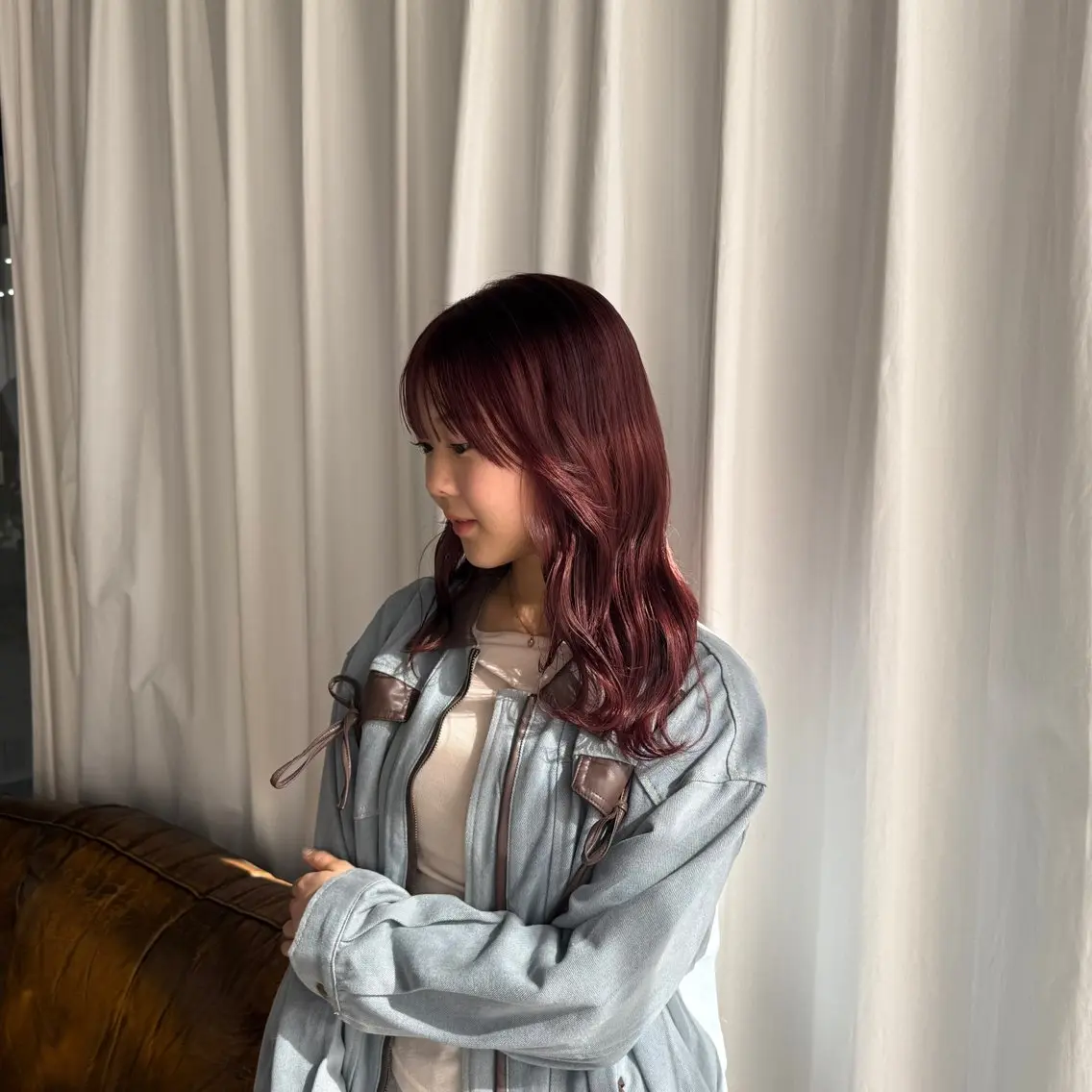 セミロング カラー rimi ／透明感カラーのヘアスタイル