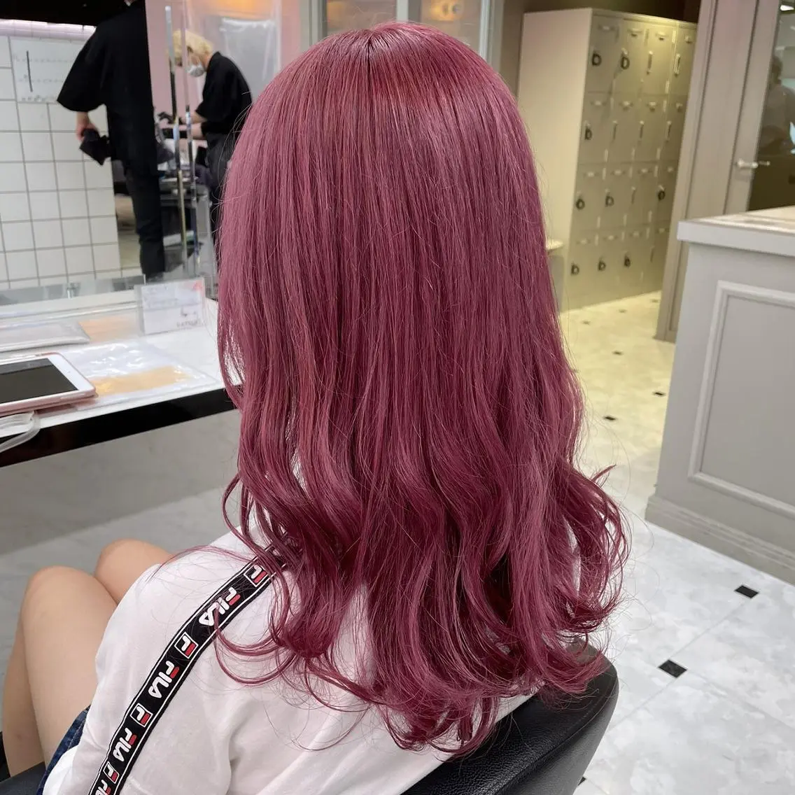 ロング ヘアカラー トリートメント 🎀愛されピンク ラベンダー💜ゆいのヘアスタイル