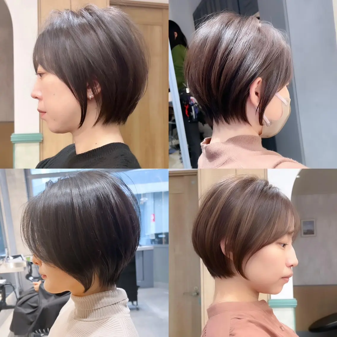 ショート カット トリートメント レイヤー/ボブ 高嶋 優のヘアスタイル