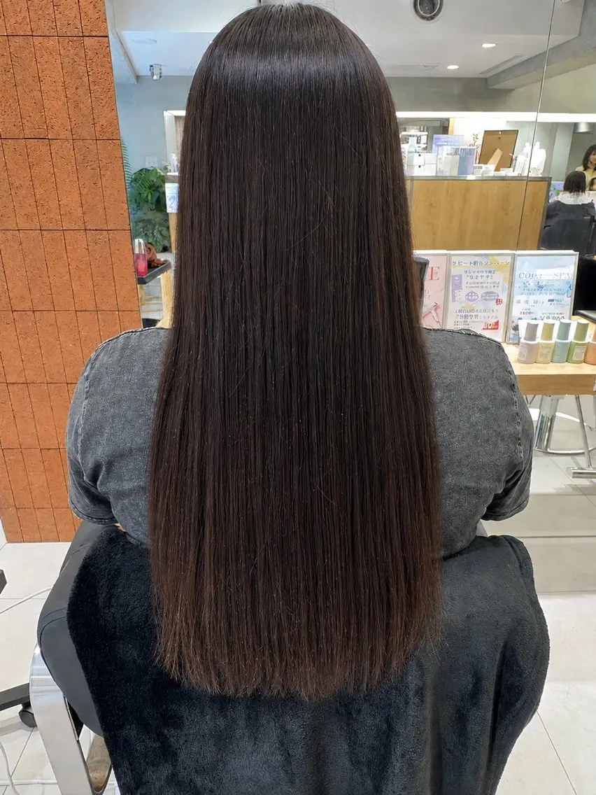 ロング カット ヘアカラー カットモデル０円✂️ 🫧shiori🎀のヘアスタイル