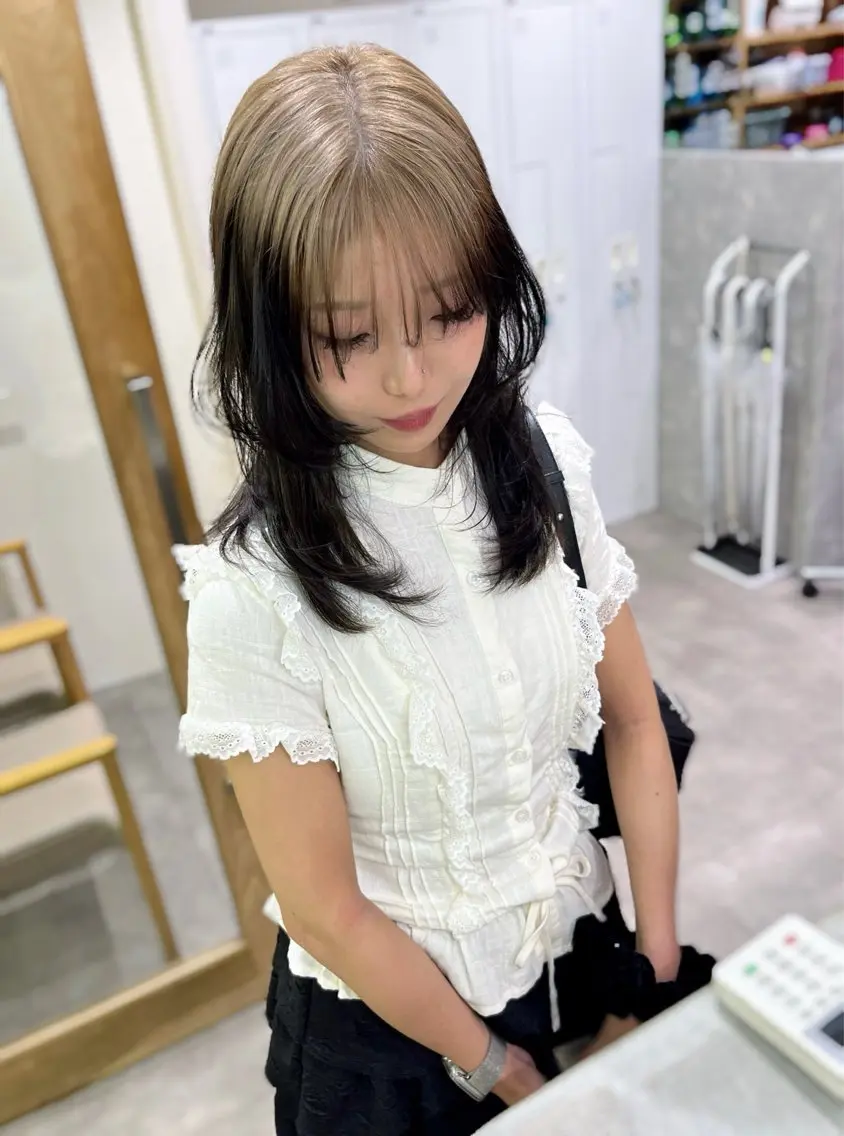 カラー 河原 楓樹のヘアスタイル