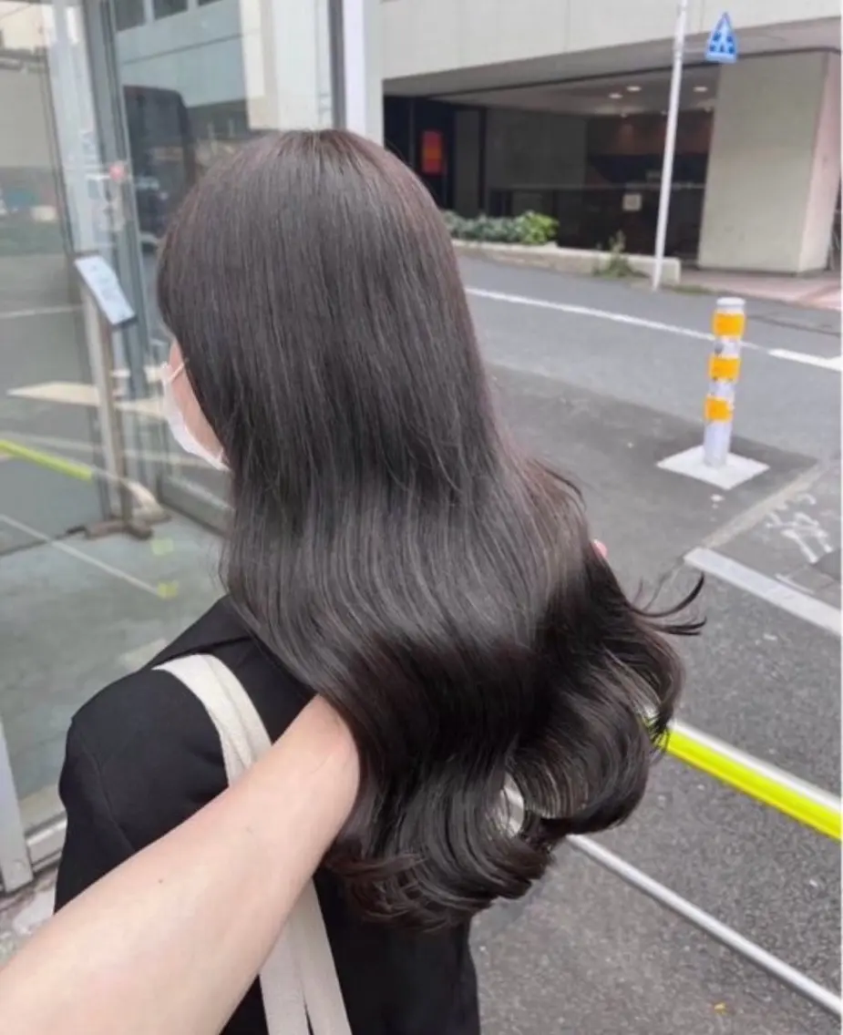 ロング ヘアカラー miku/ラベンダー 透明感カラー🪻❤︎のヘアスタイル