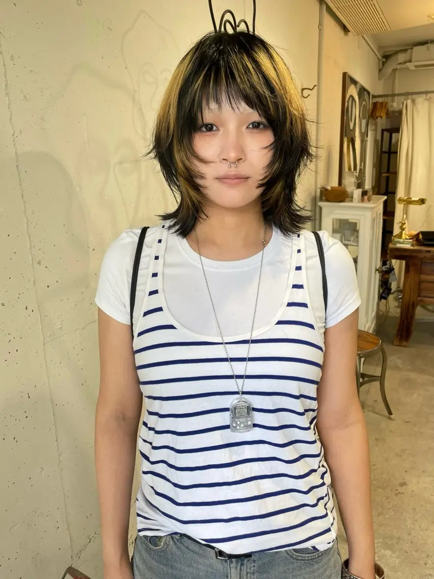 ミディアム カラー 顔周りカット 似合わせカット カット 似合わせヘア🪞 ／表参道／remiのヘアスタイル