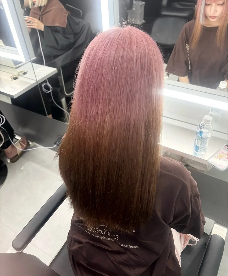 カラー tace新宿 あおいのヘアスタイル