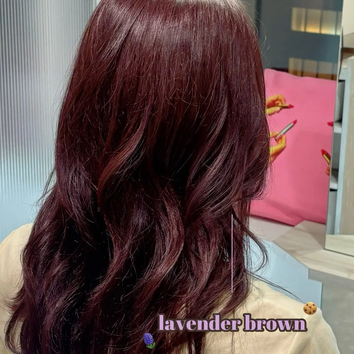 セミロング カラー ヘアアレンジ ヘアカラー ヘアセット りお🎀暖色🩰カラ ーモデル募集中のヘアスタイル