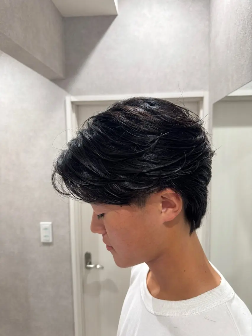 【新規メンズ限定】カット+フェザーorシャドーパーマの写真