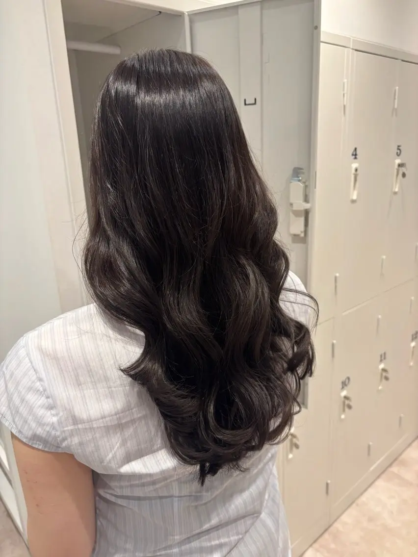 ロング カラー カット ヘアカラー 蔵前🫧韓国風レイヤ ーカット🫧KAHOのヘアスタイル