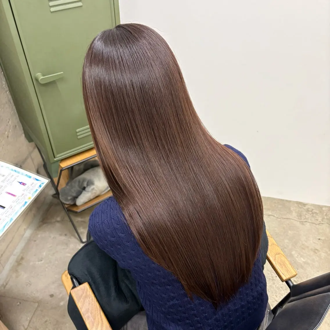 ロング 髪質改善 縮毛矯正 透明感カラー/艶髪/ 髪質改善/YUI🫧のヘアスタイル