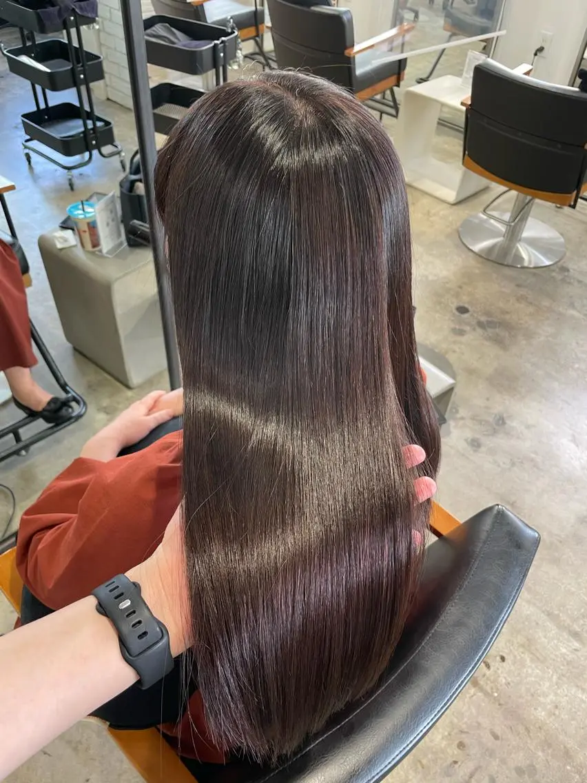 【💫期間限定💫】カット+フルカラー+髪質改善トリートメントの写真