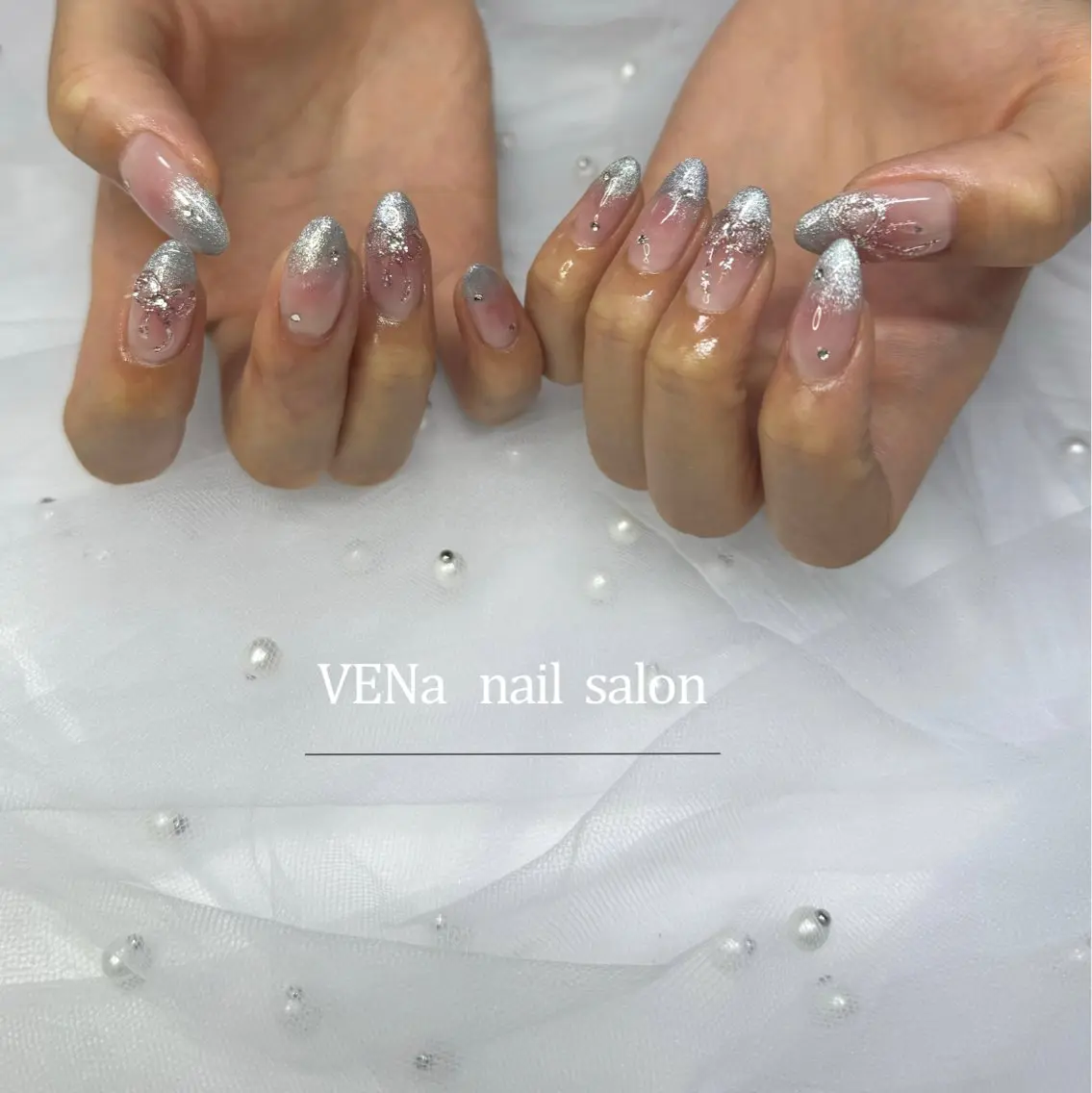ネイル オーロラネイル フラッシュネイル フットネイル フレンチネイル 氷ネイル・うるうるネイル VENa eye＆ nail salonのマツエク・マツパデザイン
