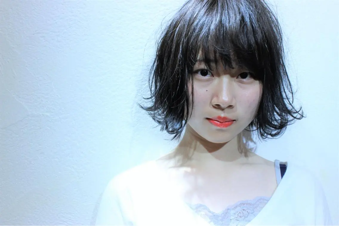 ショート 所渉/韓国レイヤー /ウルフカットのヘアスタイル