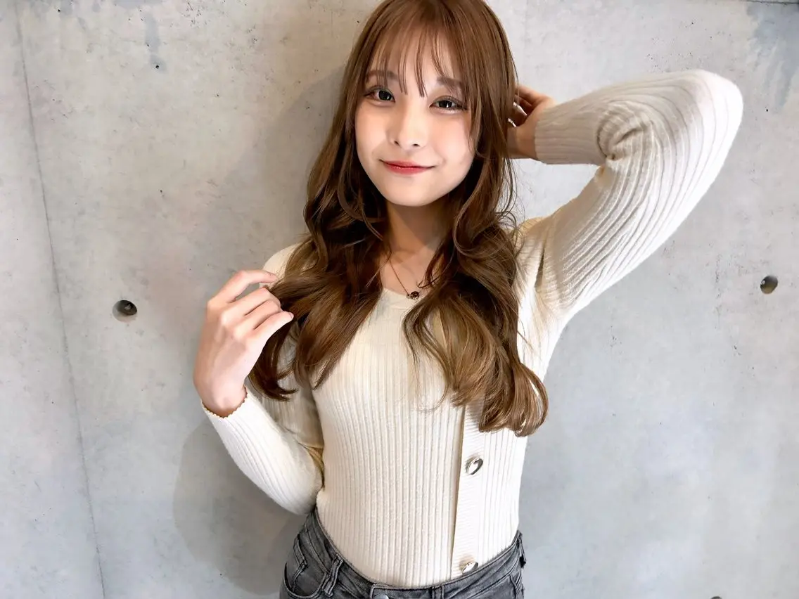 【朝のセットも楽に☆】カット+コテ巻き風デジタルパーマ🌀+艶TR￥12000の写真