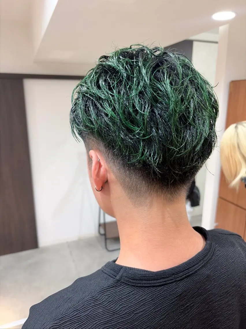 ショート カラー メンズ カット ヘアカラー お悩み改善 美容師✂鷲田竜也のヘアスタイル