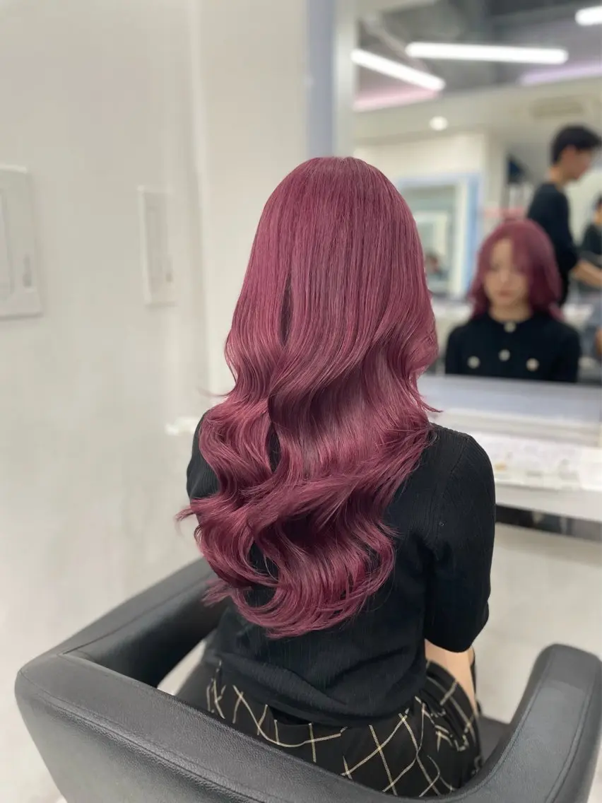 セミロング カラー 💜RIO/韓国風 寒色・暖色カラー💜のヘアスタイル