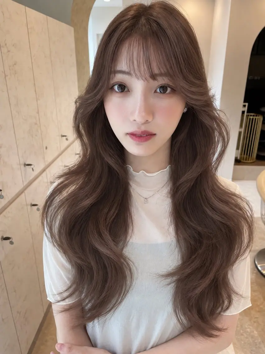 ロング カット ヘアカラー トリートメント レイヤー 翔のヘアスタイル