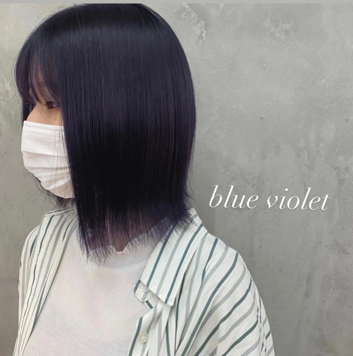 カラー ブルーカラー ブルーバイオレット バイオレットカラー 【MARCIE】 miyabiのヘアスタイル